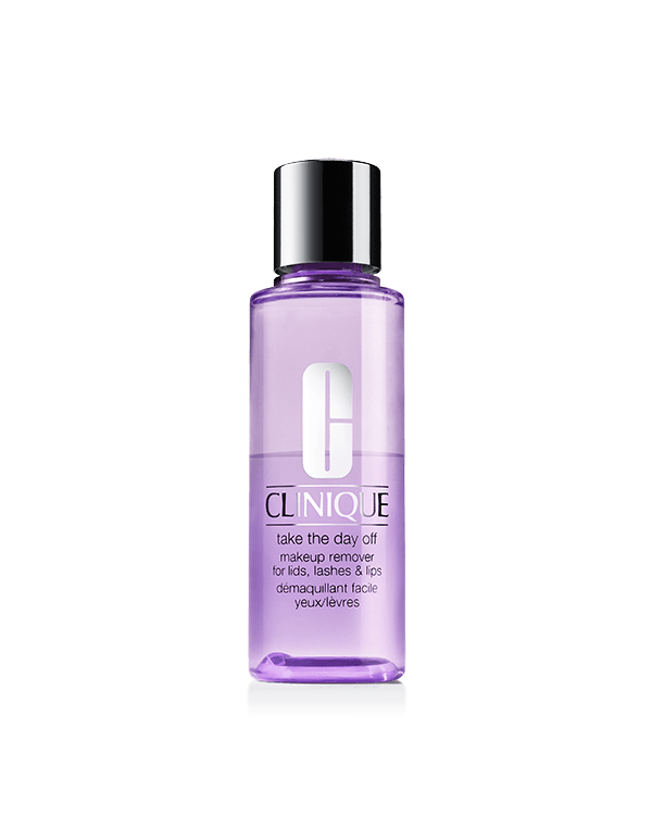 Take The Day Off™ Makeup Remover For Lids, Lashes &amp; Lips, Clinique&#039;s bestselling makeup remover. Totally tugless liquid makeup remover whisks away eye and lip makeup.