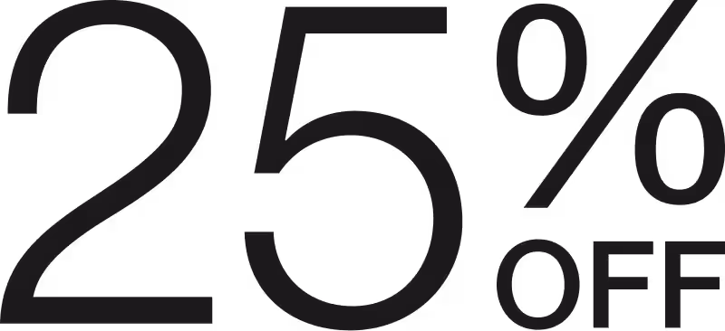 25% off